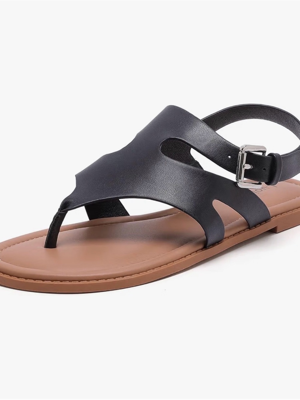 NWOT Luoika Women's Wide Width Flat Sandals Size 13